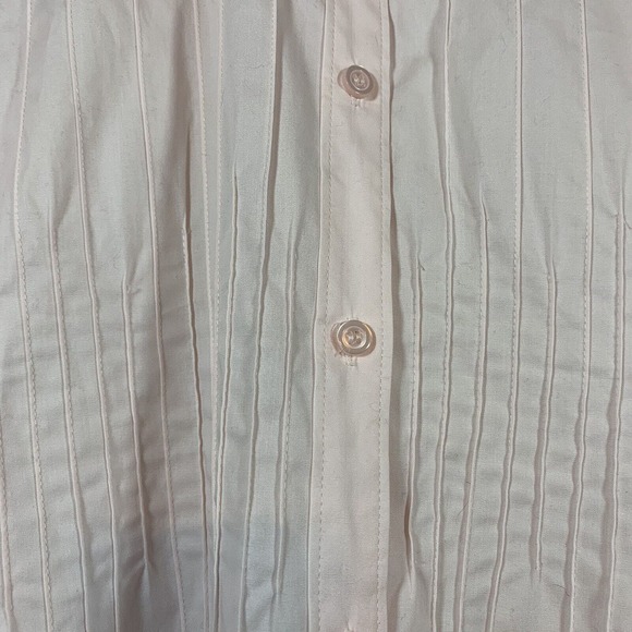 Alfani - Women’s Stretch Button Down 3/4 Sleeve Blouse - Size 16 - Pretty Pink - Picture 2 of 7